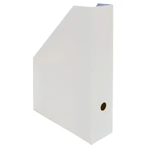 Pudełko na magazynki A4 kolorowe 32,5 x 25,5 x 7,5 cm białe