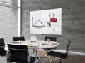 Magnetická skleněná tabule "Artverum®", bílá, 120 x 60 cm, SIGEL