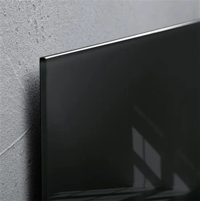Główne zdjęcie produktu Magnetická skleněná tabule "Artverum® ", černá, 100 x 65 cm, SIGEL