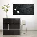 Następne zdjęcie produktu Magnetická skleněná tabule "Artverum® ", textura břidlice, 91x46cm, SIGEL