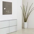 Następne zdjęcie produktu Magnetická skleněná tabule "Artverum®", tmavě šedá, 48x48 cm, SIGEL