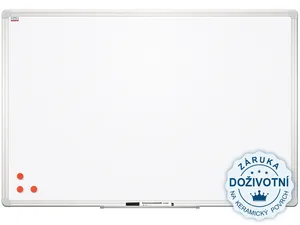 Magnetická tabule Ceramic Premium- keramický povrch, hliníkový rám 260x120 cm