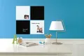 Następne zdjęcie produktu Tablica magnetyczna "Square Tile", zapisywalna, 360x360mm, czarna, REXEL