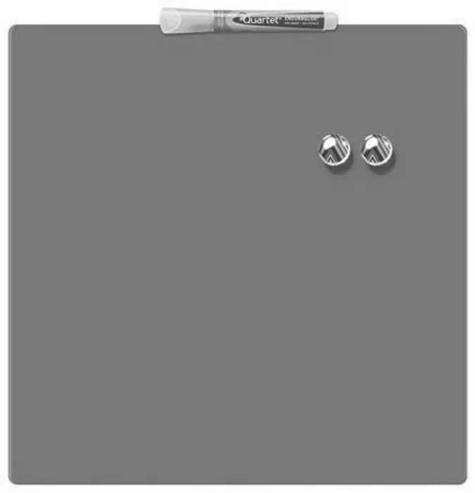Główne zdjęcie produktu Magnetická tabule "Square Tile", popisovatelná, 360x360mm, růžová, REXEL