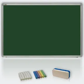 Magneticko-keramická tabule 90x60 - křída, ALU23
