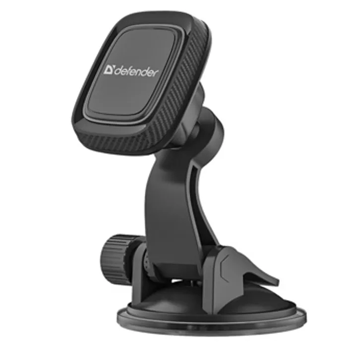 Główne zdjęcie produktu Magnetický držák mobilu CH-119 Defender do auta, na palubní desku, kov/plast, přísavka na