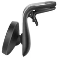 Magnetyczny uchwyt na telefon CH-127 Defender do samochodu, ventGrip, czarno-srebrny, plastik, na wentyl