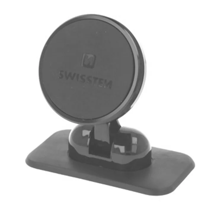 Główne zdjęcie produktu Magnetický držák mobilu(GPS) Swissten do auta, S-Grip Dashboard DM6, černý, kov, nalepova