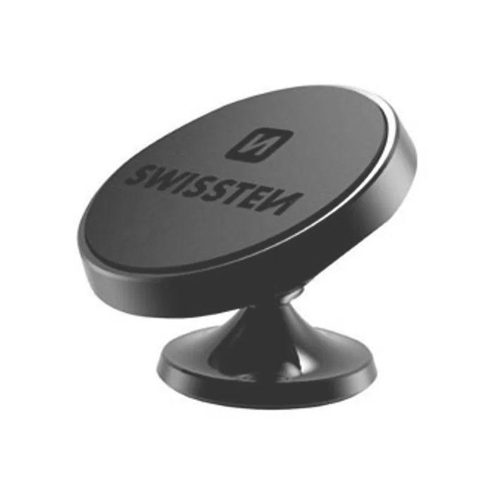 Główne zdjęcie produktu Magnetický držák mobilu(GPS) Swissten do auta, S-Grip Dashboard DM7, černý, kov, na palub