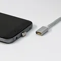 USB kabel (2.0), USB A M - magnetyczna końcówka, 1m, srebrny, yy