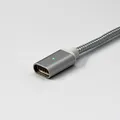 USB kabel (2.0), USB A M - magnetyczna końcówka, 1m, srebrny, yy