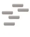 Magnetický klip "DURAFIX CLIP", samolepicí, stříbný, 60 mm, 5 ks/bal., DURABLE