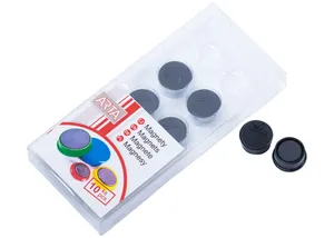 Magnesy ARTA średnica 16mm, czarne (10szt w opakowaniu)