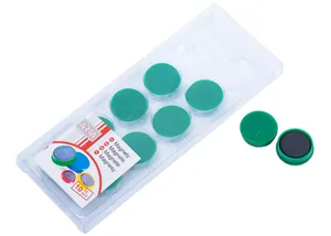 Magnesy ARTA średnica 25mm, zielone (10szt w opakowaniu)