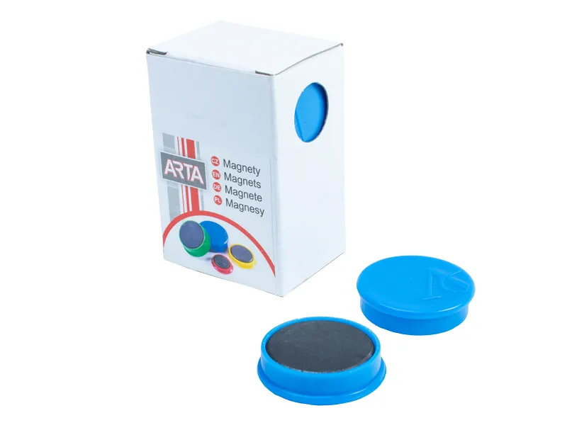 Główne zdjęcie produktu Magnety ARTA průměr 30mm, modré (10ks v balení)