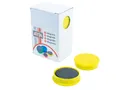 Magnesy ARTA średnica 30mm, żółte (10szt w opakowaniu)