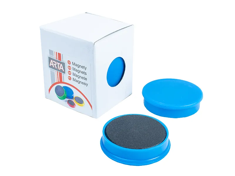 Główne zdjęcie produktu Magnety ARTA průměr 40mm, modré (4ks v balení)
