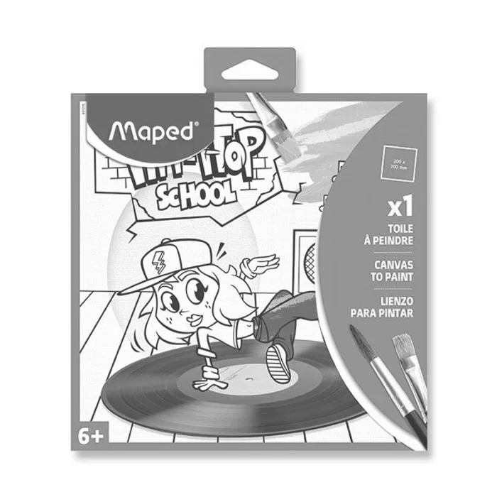Główne zdjęcie produktu Malířské plátno Maped s předkresleným motivem 200 x 200 mm