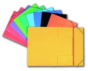 Prespan Mapa 253 350 g z gumką czarna [1 szt]