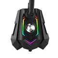 Marvo, do gry mikrofon, MIC-05, regulacja głosności, czarny, Rainbow LED, uchwyt na telefon