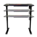 Marvo Biurko dla gracza DE-03 PRO, 120 x 66 cm, 71-121 cm, elektycznie regulowany, podświetlenie, podświetlana podkładka