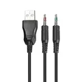 Następne zdjęcie produktu Marvo HG8901, słuchawki z mikrofonem, regulacja głośności, czarna, USB