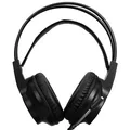Marvo HG8935, słuchawki z mikrofonem, regulacja głośności, czarna, podświetlona, USB
