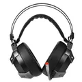 Marvo HG9015G, słuchawki z mikrofonem, regulacja głośności, czarna, USB