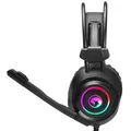 Następne zdjęcie produktu Marvo HG9056, słuchawki z mikrofonem, regulacja głośności, czarna, do gry, podświetlenie, 7.1 Virtual typ