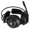 Następne zdjęcie produktu Marvo HG9056, słuchawki z mikrofonem, regulacja głośności, czarna, do gry, podświetlenie, 7.1 Virtual typ
