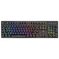 Marvo KG945, Klawiatura optyczna US, do gry, wodoodporny rodzaj przewodowa (USB), czarna, optyczna, RGB podświetlenie