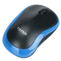Marvo Mysz DWM100BL, 1000DPI, 2.4 [GHz], optyczna, 3kl., bezprzewodowa, czarno-niebieski, 1 szt AAA, biurowy