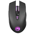Marvo Mysz G982, 5000DPI, optyczna, 6kl., przewodowa USB, czarna, do gry, podświetlona