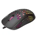 Następne zdjęcie produktu Marvo Mysz M399, 6400DPI, optyczna, 6kl., przewodowa USB, czarna, do gry, podświetlona