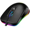 Następne zdjęcie produktu Marvo Mysz M508, 3200DPI, optyczna, 6kl., przewodowa USB, czarna, do gry, podświetlona