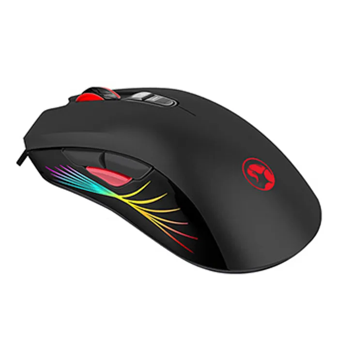 Główne zdjęcie produktu Marvo Myš M519, 12000DPI, optika, 8tl., 1 kolečko, drátová USB, černá, herní