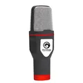 Marvo, do streamowania mikrofon, MIC-02, bez regulacji głośności, czarny, ze statywem
