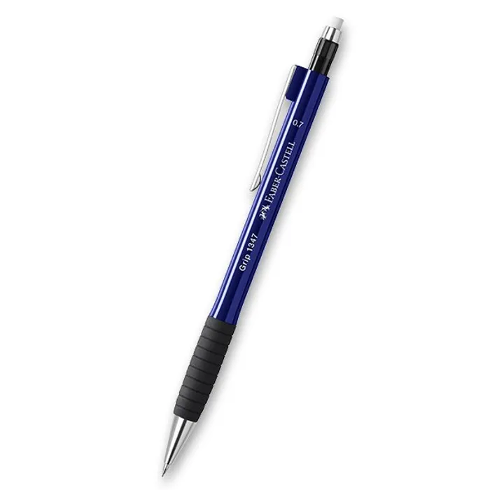Główne zdjęcie produktu Mechanická tužka Faber-Castell Grip 1347 0,7 mm,tm. modrá