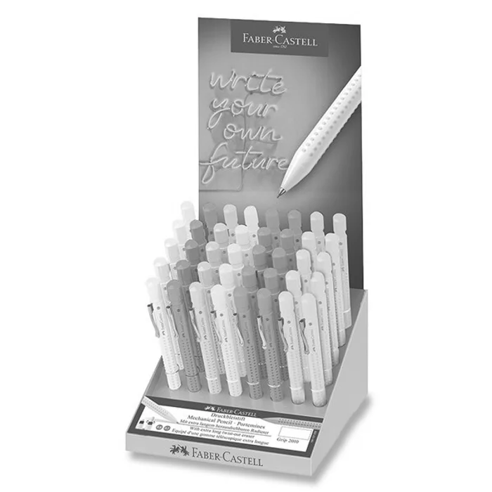 Główne zdjęcie produktu Mechanická tužka Faber-Castell Grip 2010 stojánek, 40 kusů