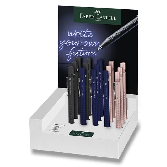 Główne zdjęcie produktu Mechanická tužka Faber-Castell Grip 2011 stojánek, 15 ks