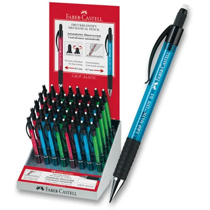 Główne zdjęcie produktu Mechanická tužka Faber-Castell Grip Matic stojánek