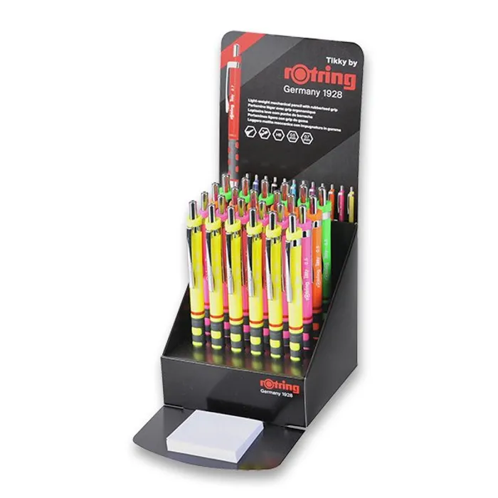 Główne zdjęcie produktu Mechanická tužka Rotring Tikky Neon stojánek