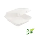 Pojemnik obiadowy trzcina cukrowa niedzielony 222 x 200 x 67 mm [50 szt]