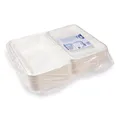 Następne zdjęcie produktu Pojemnik obiadowy trzcina cukrowa niedzielony 250 x 162 x 63 mm [50 szt]