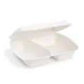 Pojemnik obiadowy (trzcina cukrowa) 2-dzielny 241 x 202 x 70 mm 1000ml [50 szt]