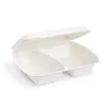 Pojemnik obiadowy (trzcina cukrowa) 2-dzielny 241 x 202 x 70 mm 1000ml [50 szt]