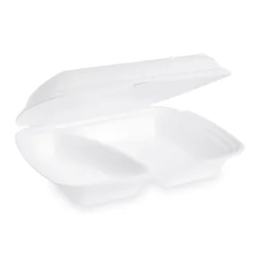 Pojemnik obiadowy (XPS) 2-dzielny biały 241 x 207 x 69 mm [125 szt]