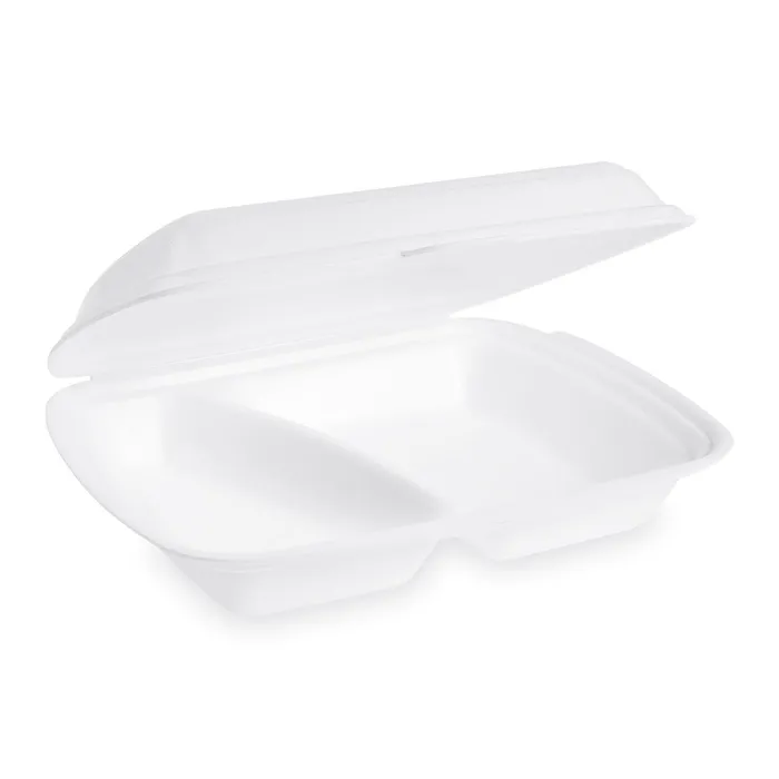 Główne zdjęcie produktu Menu box (XPS) 2dílný bílý 241 x 207 x 69 mm [125 ks]