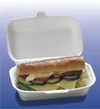 Pojemnik obiadowy (XPS) biały 240 x 133 x 75 mm [125 szt]
