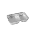 Pojemnik obiadowy (ALU) 2-dzielny 227 x 177 x 39 mm 1020ml [100 szt]